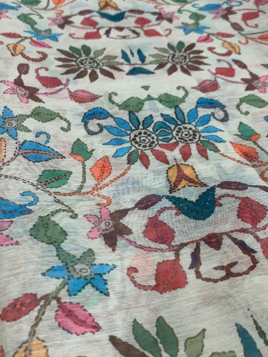 Blush Green Organza Dupatta