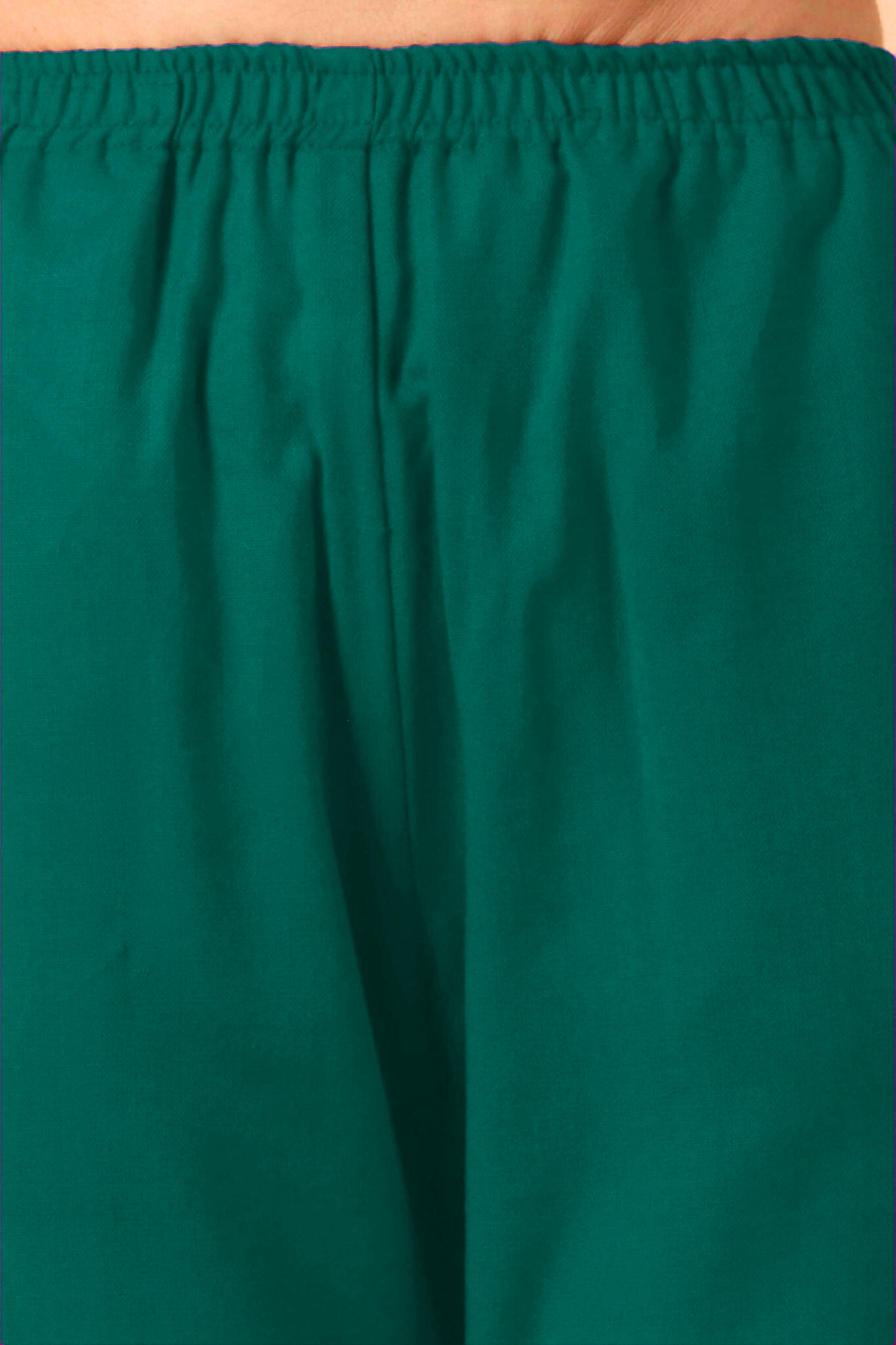 Sea Green Woollen Pant Palazzo