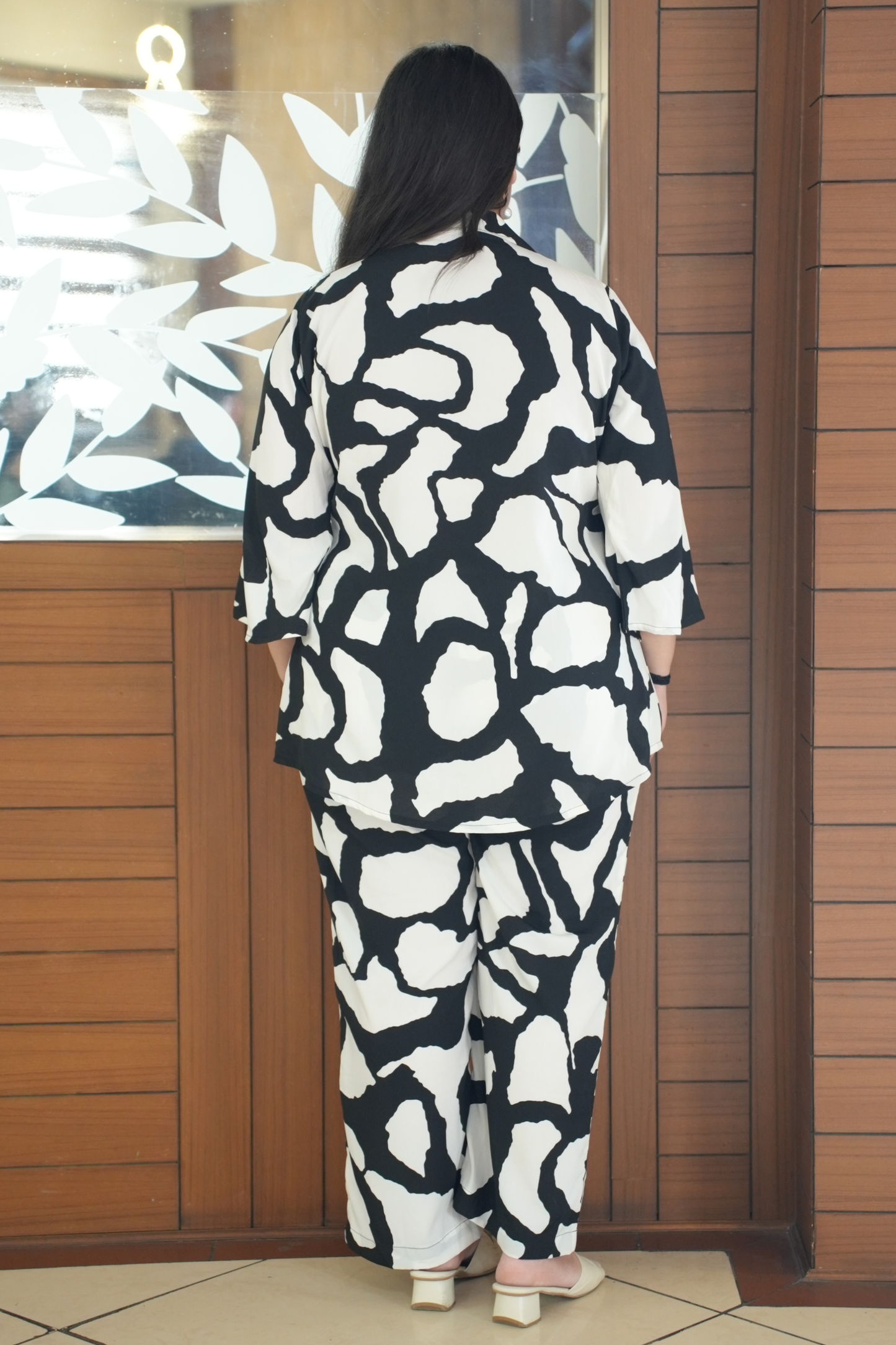 Inked Canvas Printed Co-ord Set