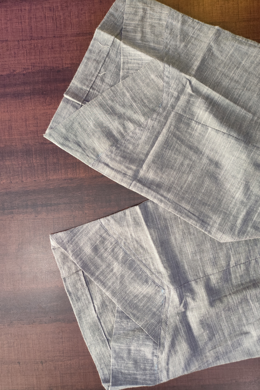 Grey Textured Palazzo