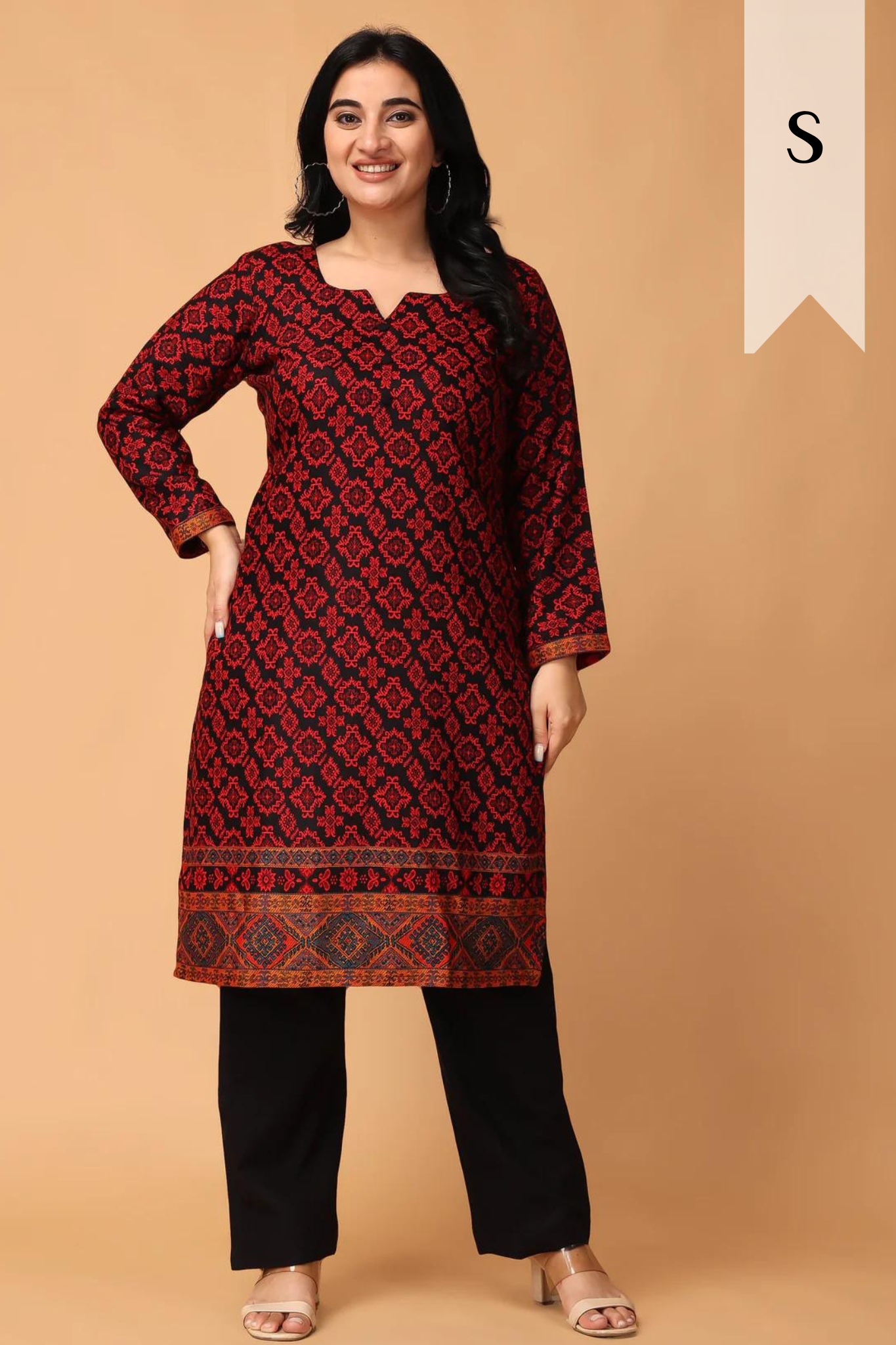 Buy Ladies Winter Kurti Ladies Woolen Kurti Apella