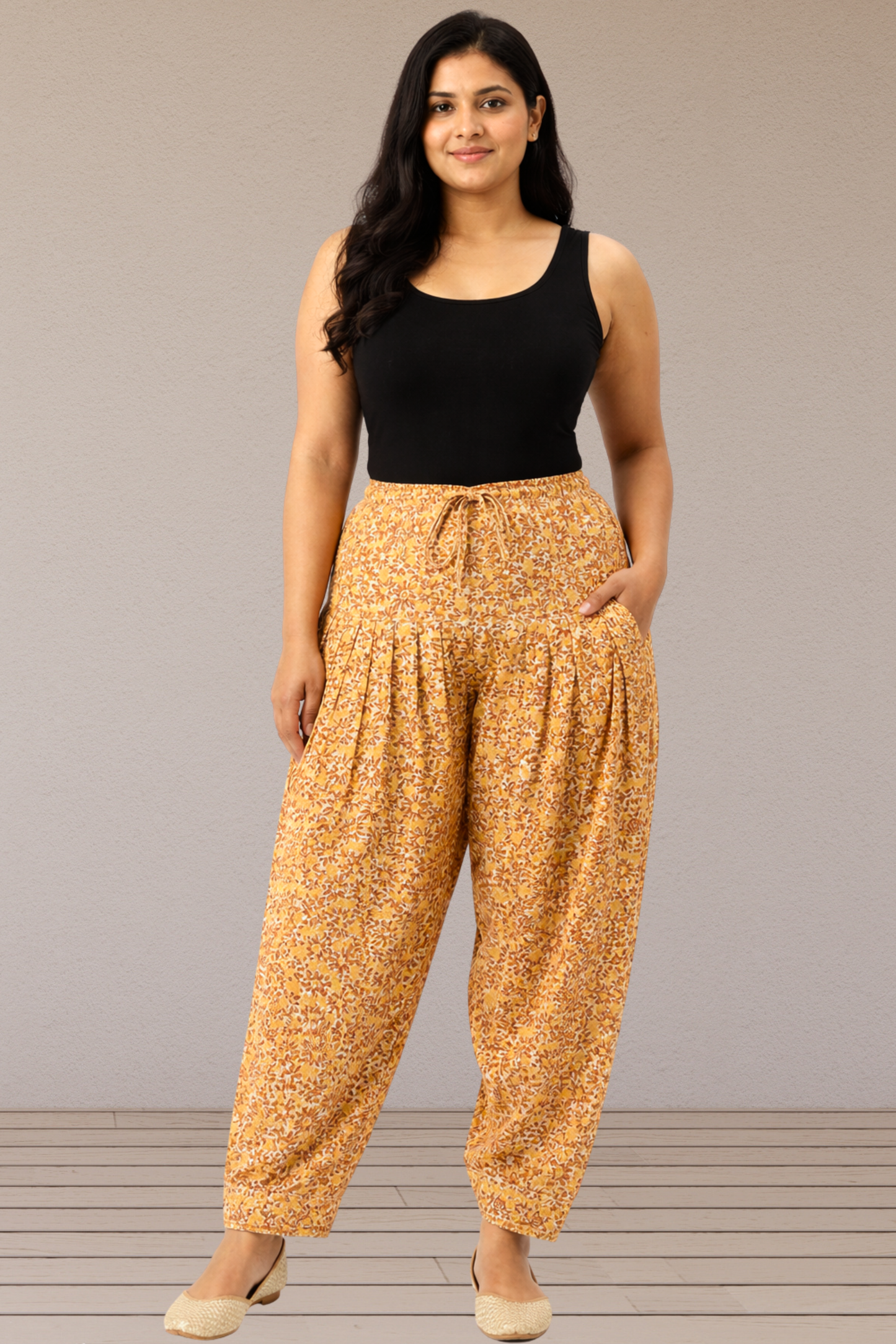 Amber Floral Cotton Printed Salwar