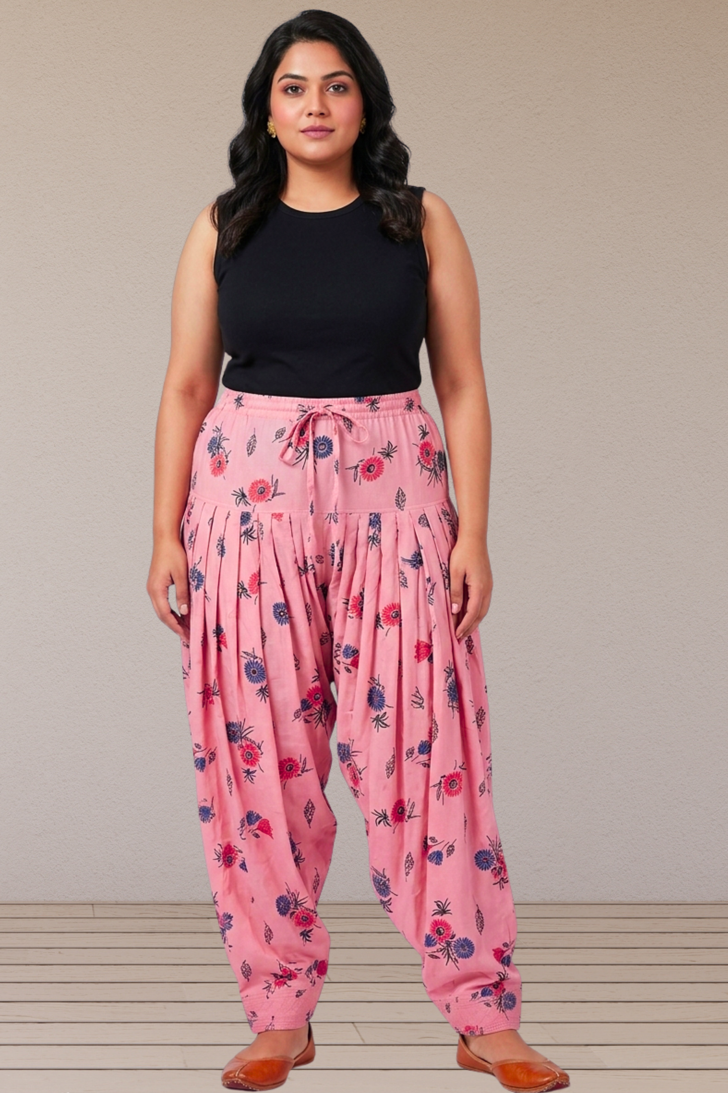 Gulabi Floral Cotton Printed Salwar