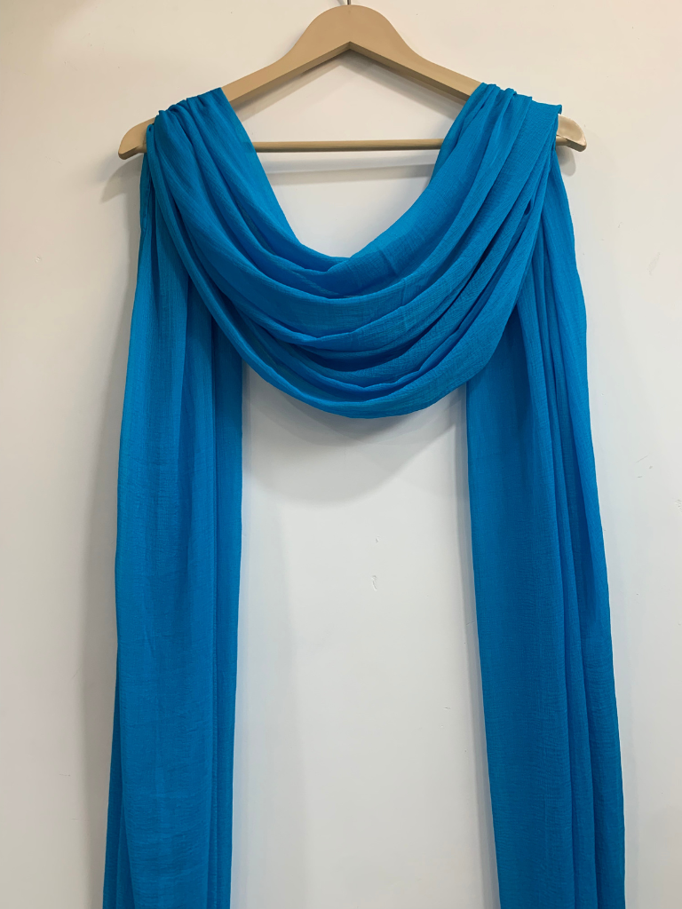 Dark Firozi Chiffon Dupatta