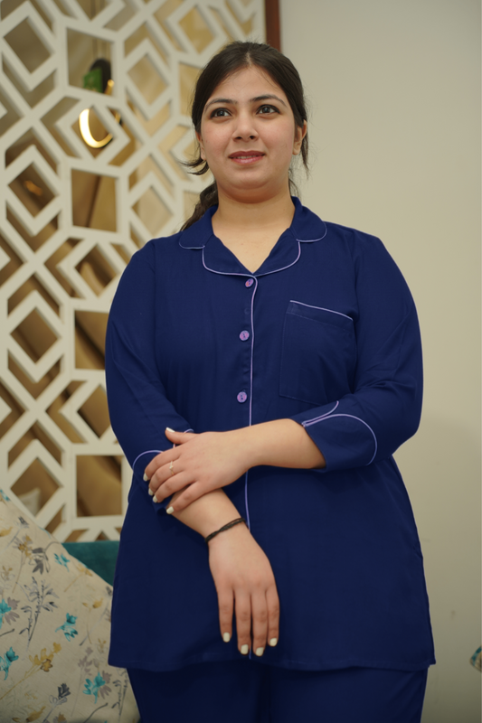 Moonlit Rayon Night Suit