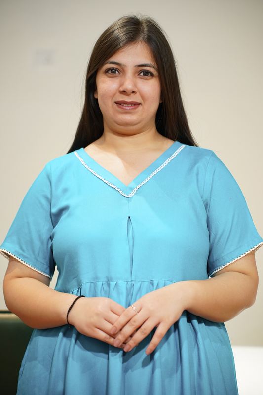 Solid Sky Blue Rayon Night Gown