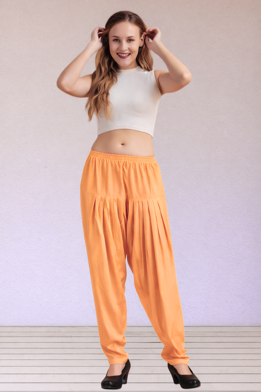 Apricot Easy Fit Rayon Salwar