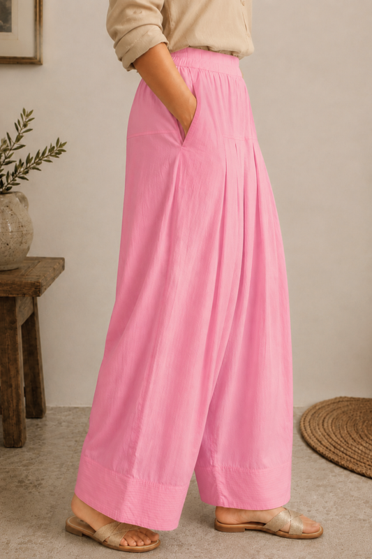 Baby Pink Rayon Farshi Salwar