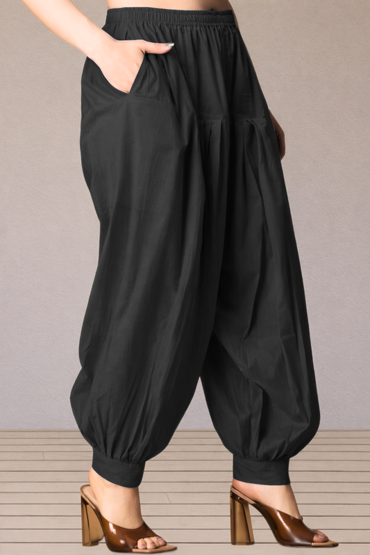 Black Cotton Afghani Salwar