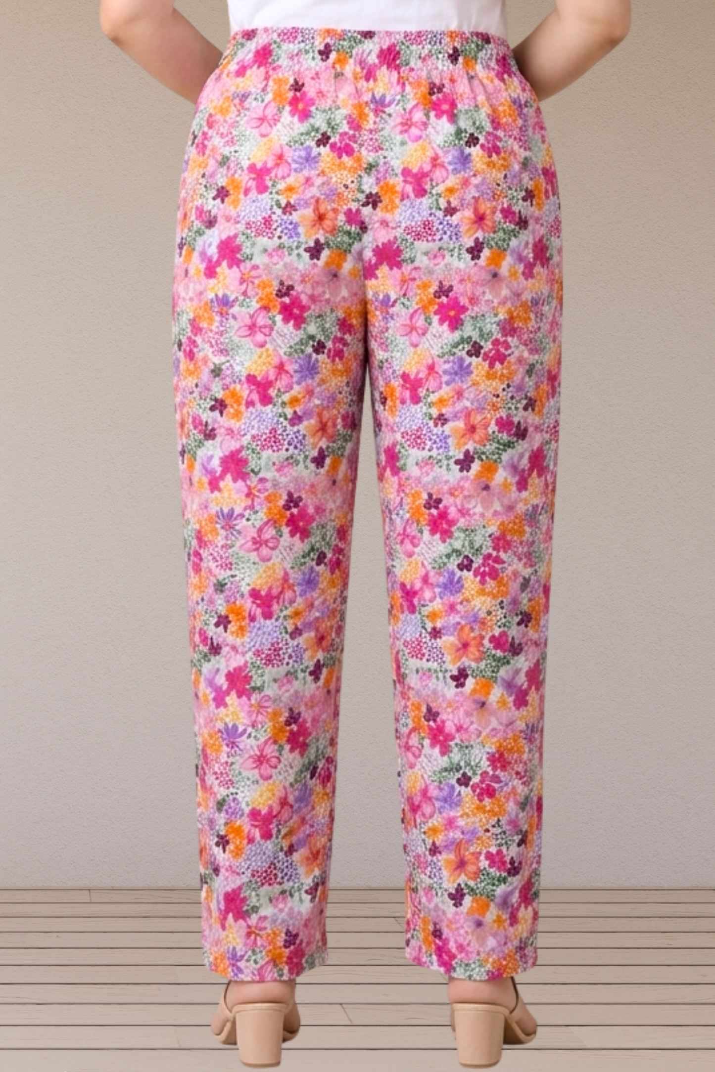 Blossom Garden Printed Cotton Pant