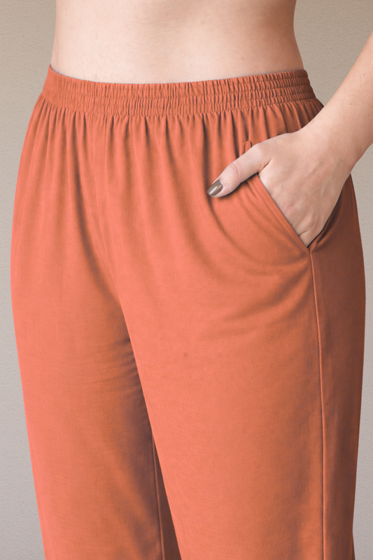 Brick Rayon Kurti Pant