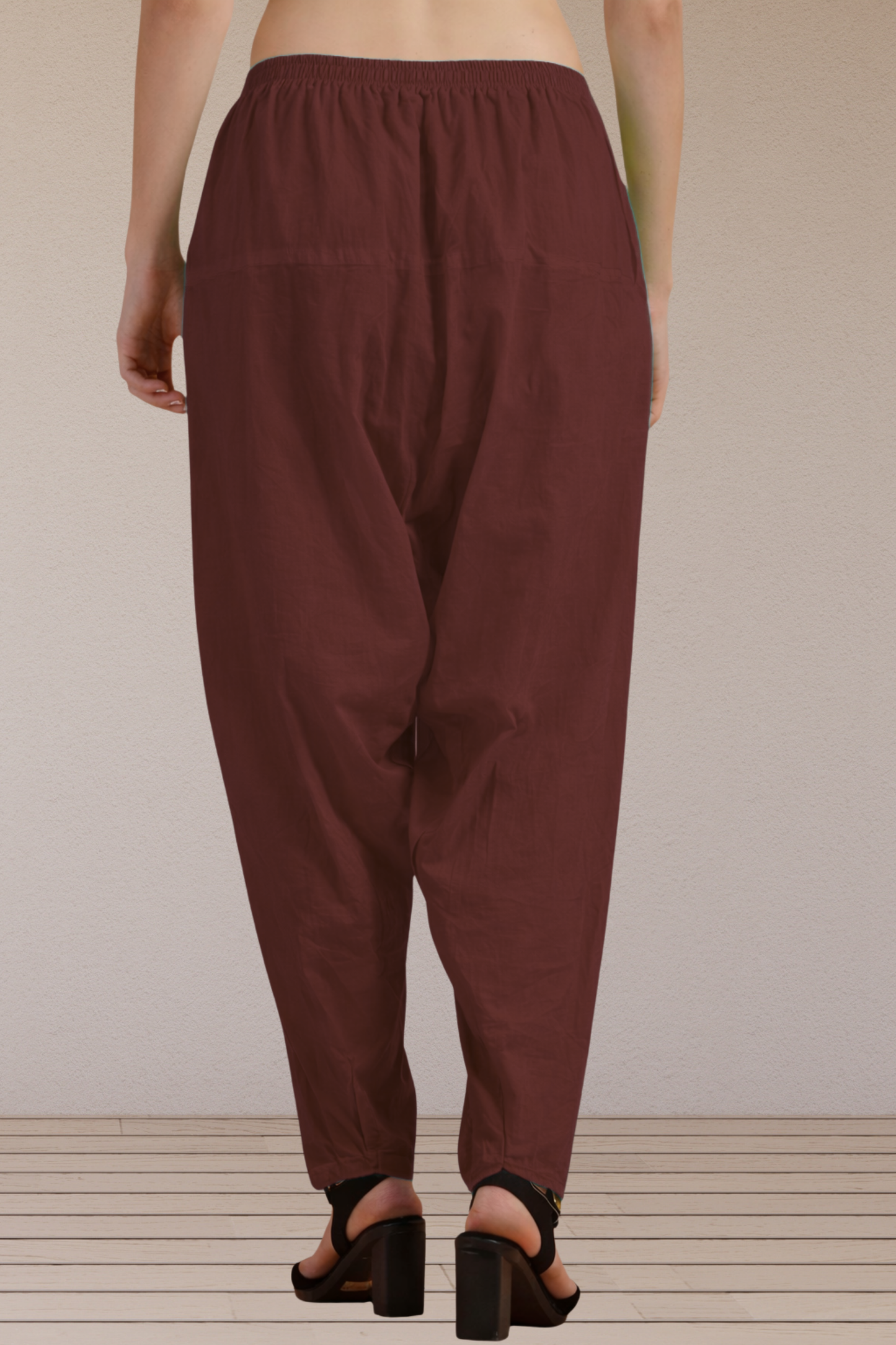 Coffee Easy Fit Cotton Salwar