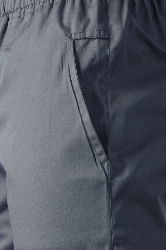 Bubble Grey Cotton Shorts