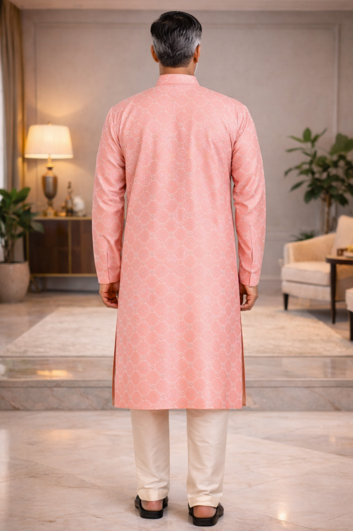 Candle Light Woven Kurta