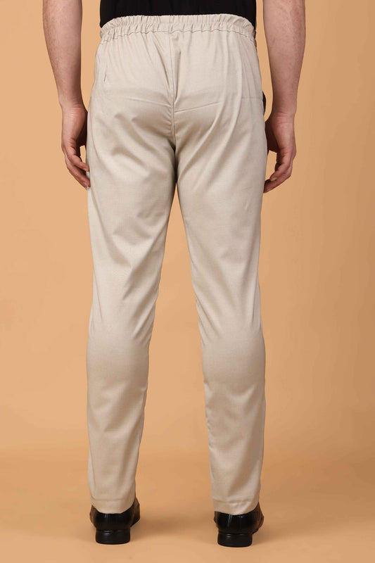 Buy Plus Size Caramel Comfort Fit Formal Trouser At Apella | Sizes XS to 10 XL | India | Free Delivery | Customized