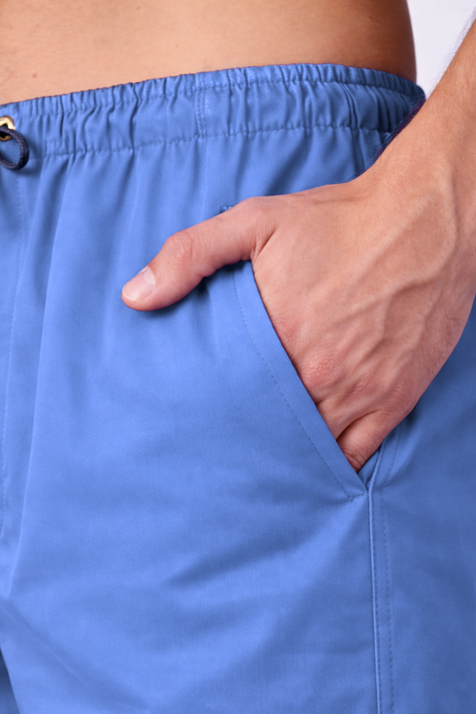 Cobalt Blue Stretch Cargo Pants - 2 Pocket