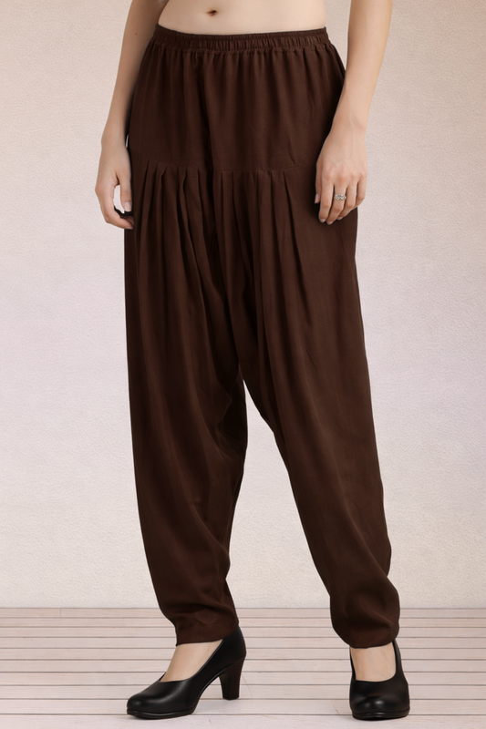 Coffee Easy Fit Rayon Salwar