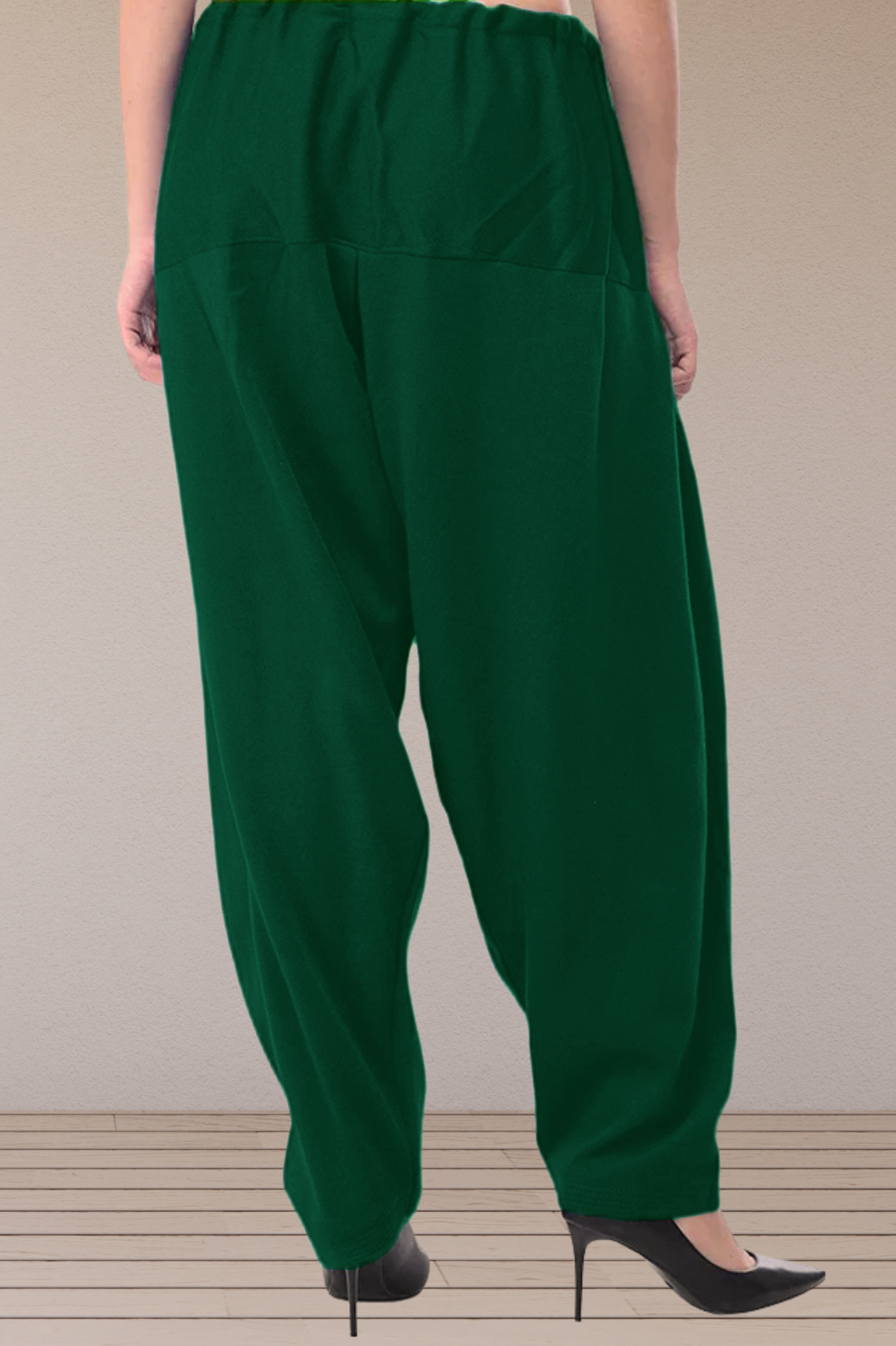 Bottle Green Woollen Cashmilon Salwar