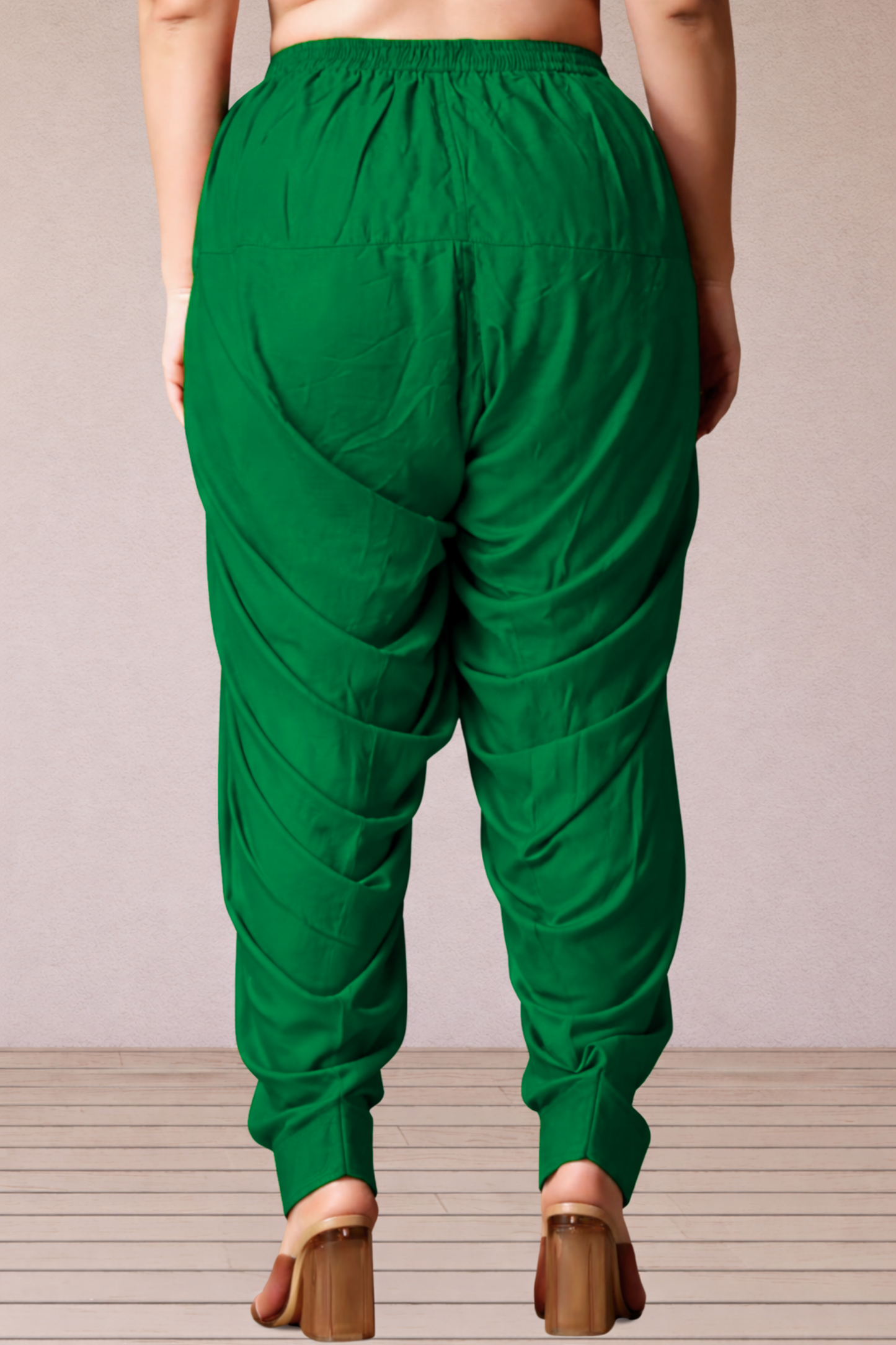 Dark Green Rayon Patiala Salwar