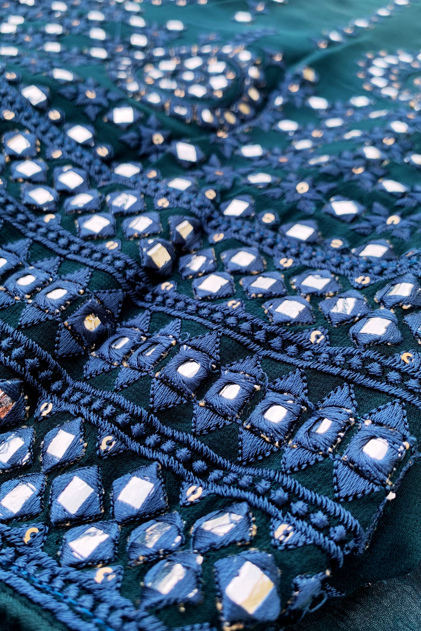 Buy Plus Size Peacock Green Mirrored Fancy Suit At Apella | Sizes XS to 10 XL | India | Free Delivery | Customized