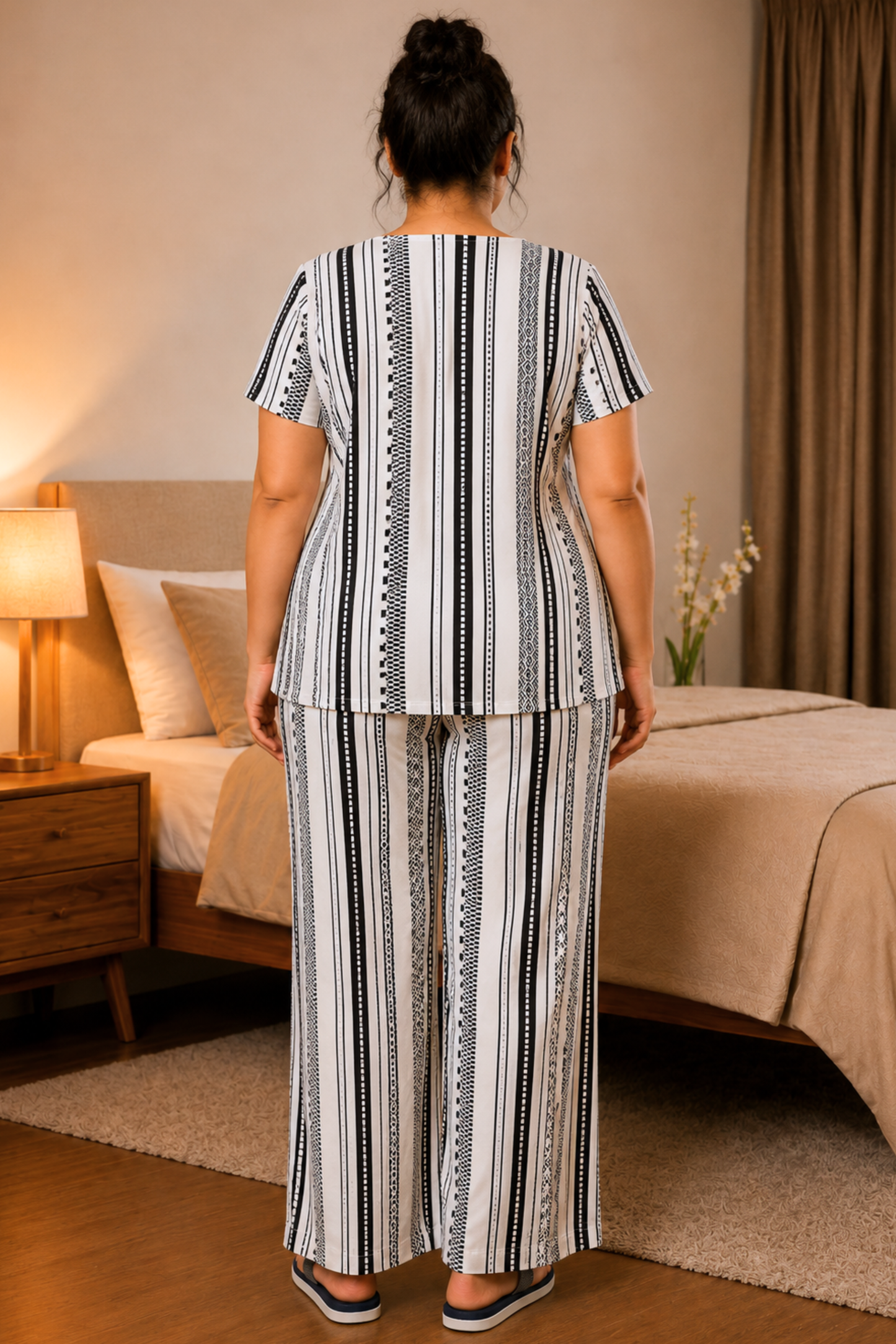 Easy Unwind Striped Night Suit