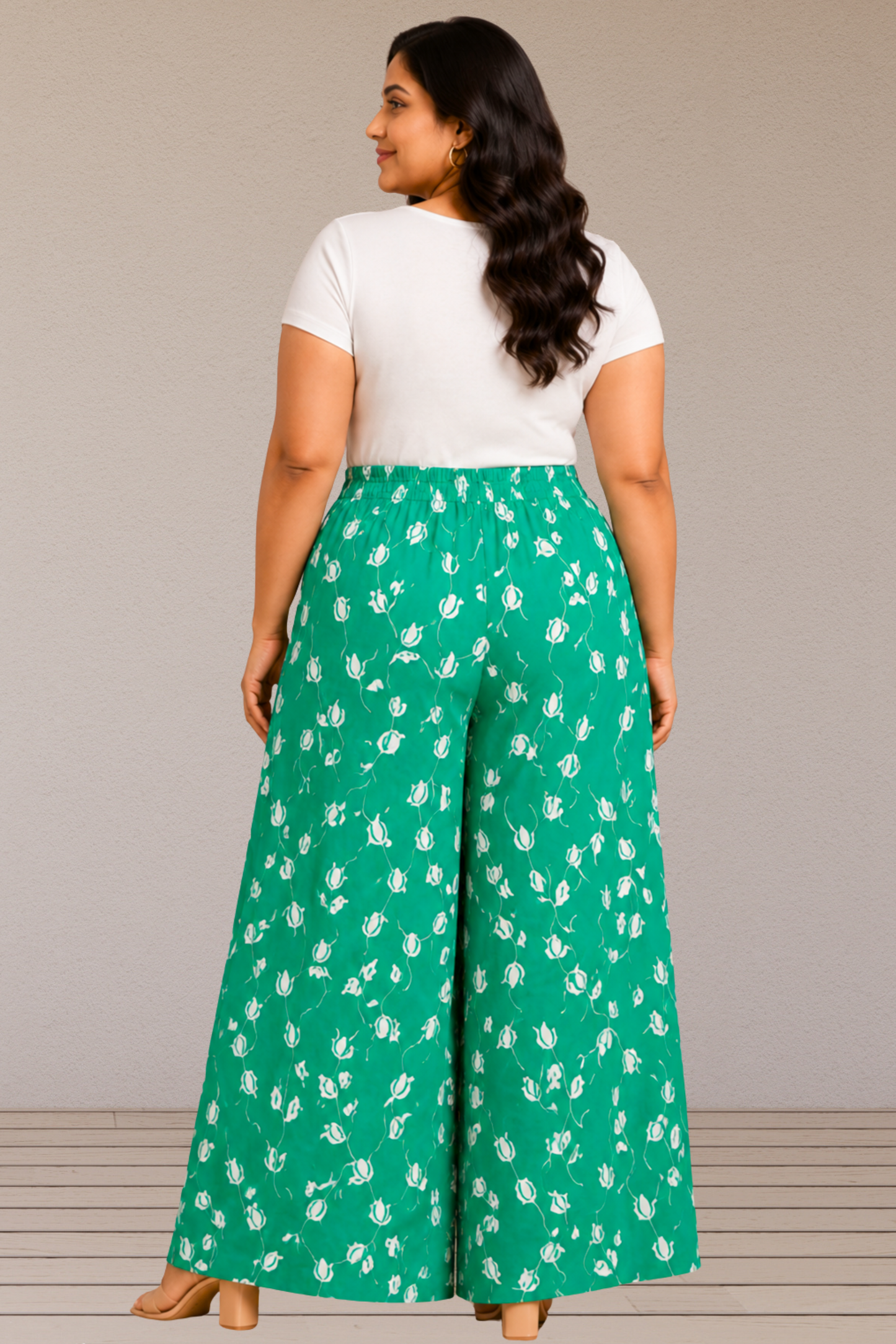 Emerald Ease Rayon Lounge Pants