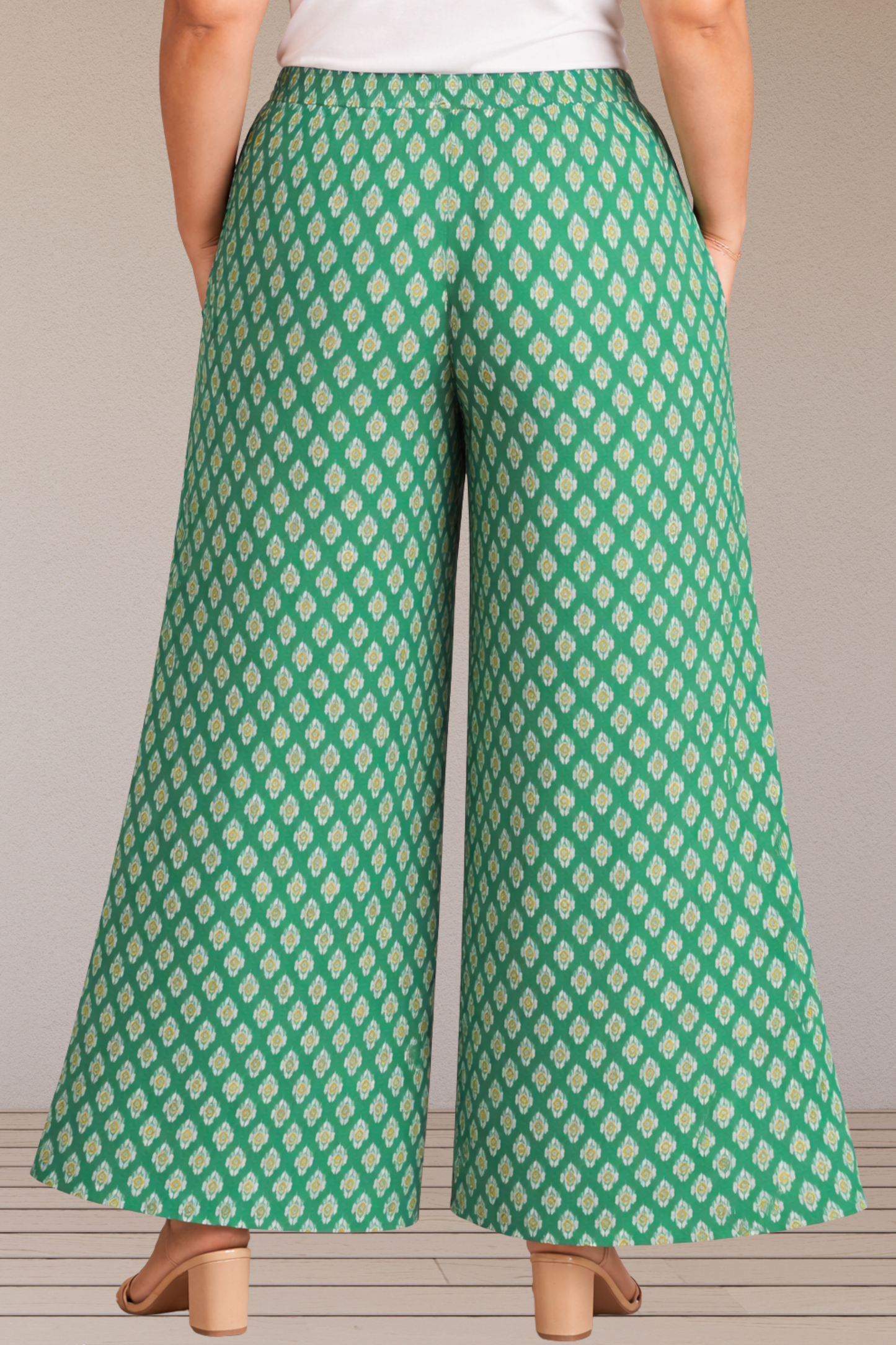 Emerald Ikat Summer Lounge Pants