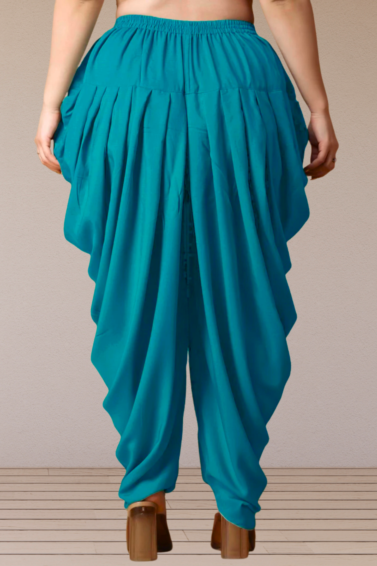 Firozi Belted Dhoti Salwar