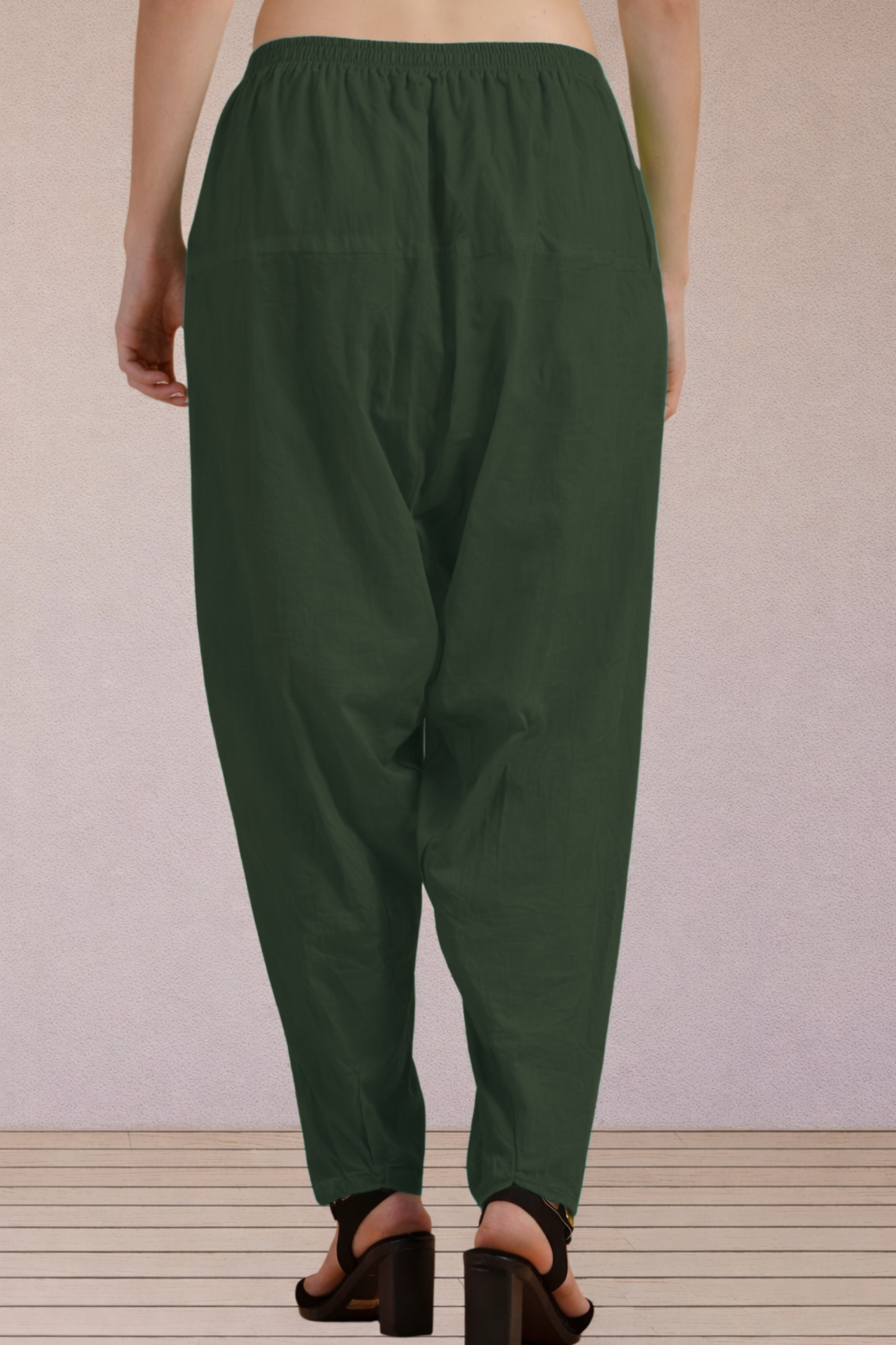 Mehandi Green Easy Fit Cotton Salwar