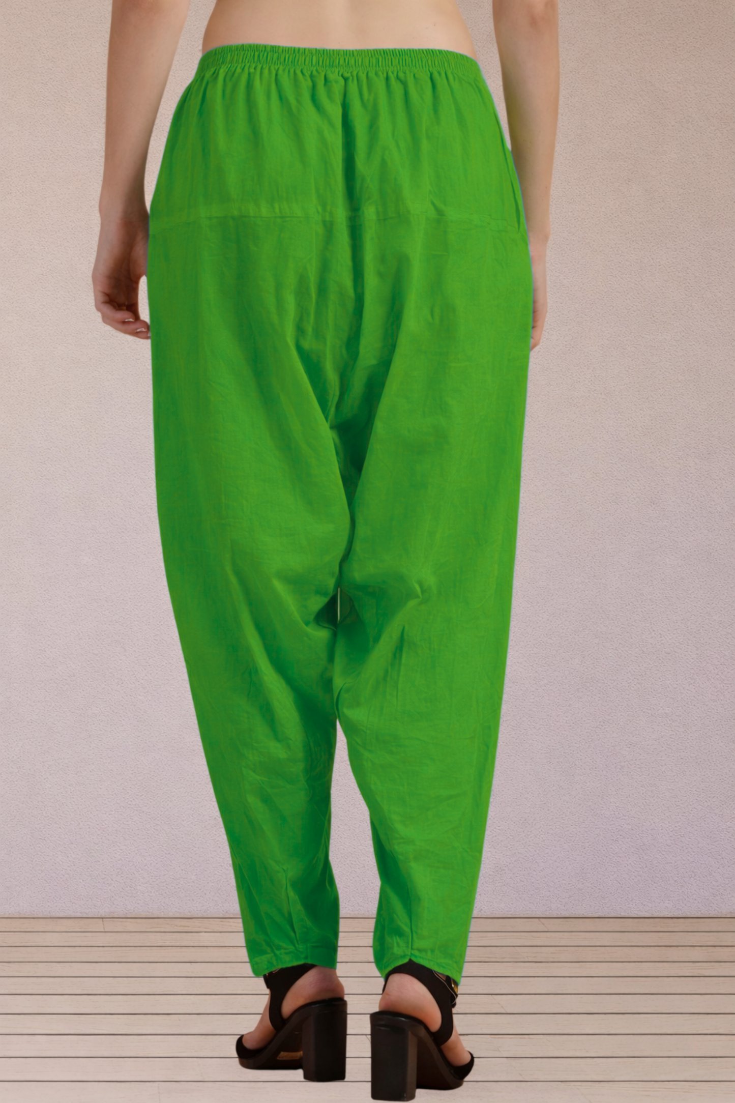 Light Green Easy Fit Cotton Salwar