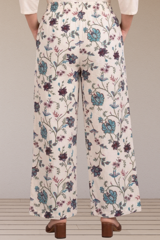 Gulnaar Ivory Blossom Pant