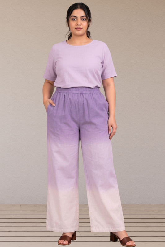 Gulnaar Ombre Cotton Palazzo