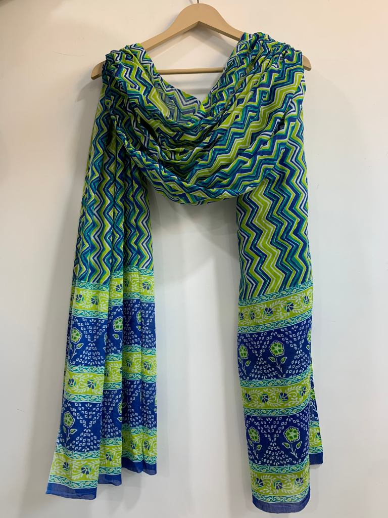 Neon Nightscape Cotton Dupatta