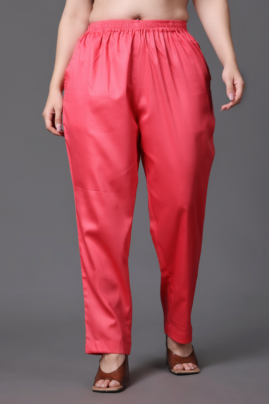 Buy Plus Size Cotton Metallic Pant Palazzo At Apella | Sizes XS to 10 XL | India | Free Delivery | Customized