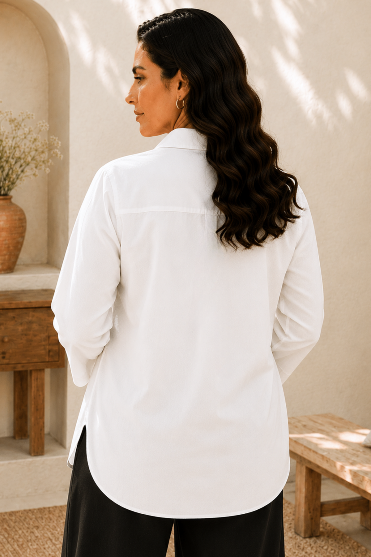 Vanilla Ripple Solid Everyday Shirt
