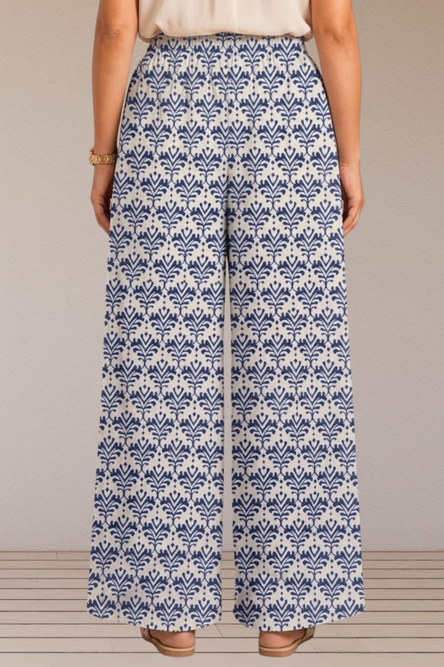 Ivory Neelakshi Cotton Lounge Pants