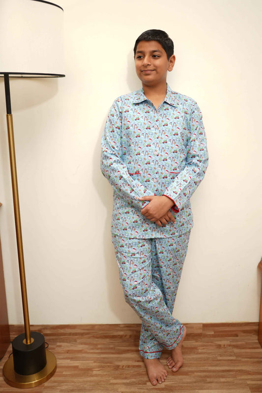 Jingle Breeze Woollen Night Suit