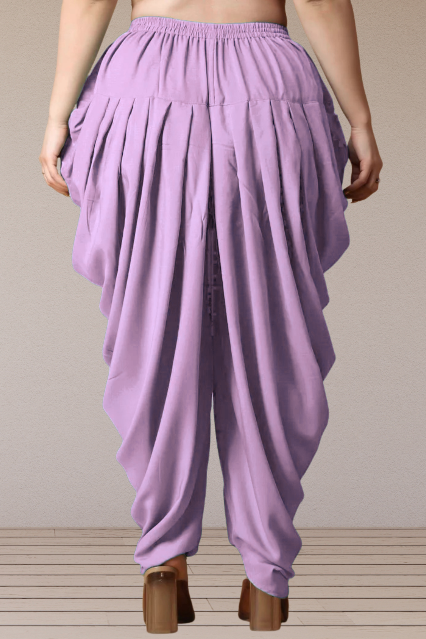 Lavender Belted Dhoti Salwar