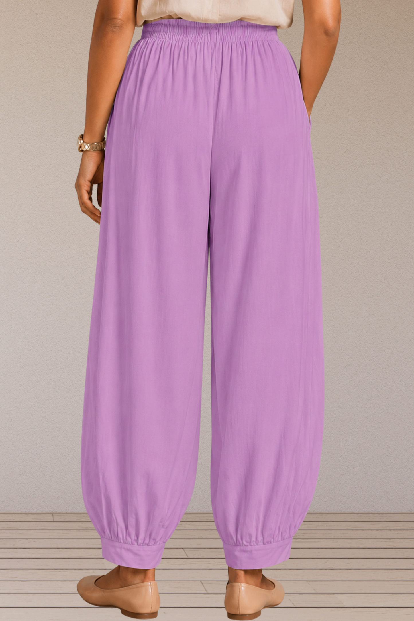 Lavender Rayon Afghani Pants