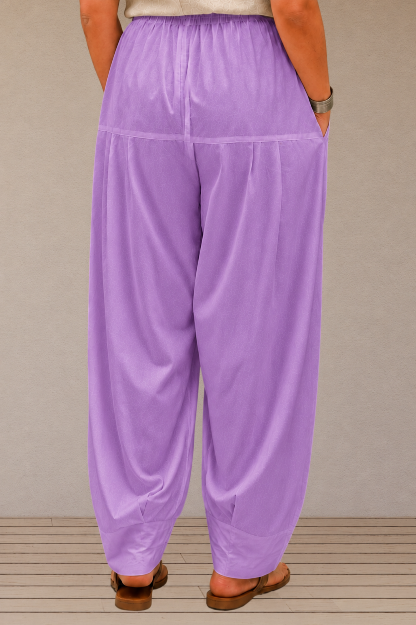 Lavender Rayon Farshi Salwar