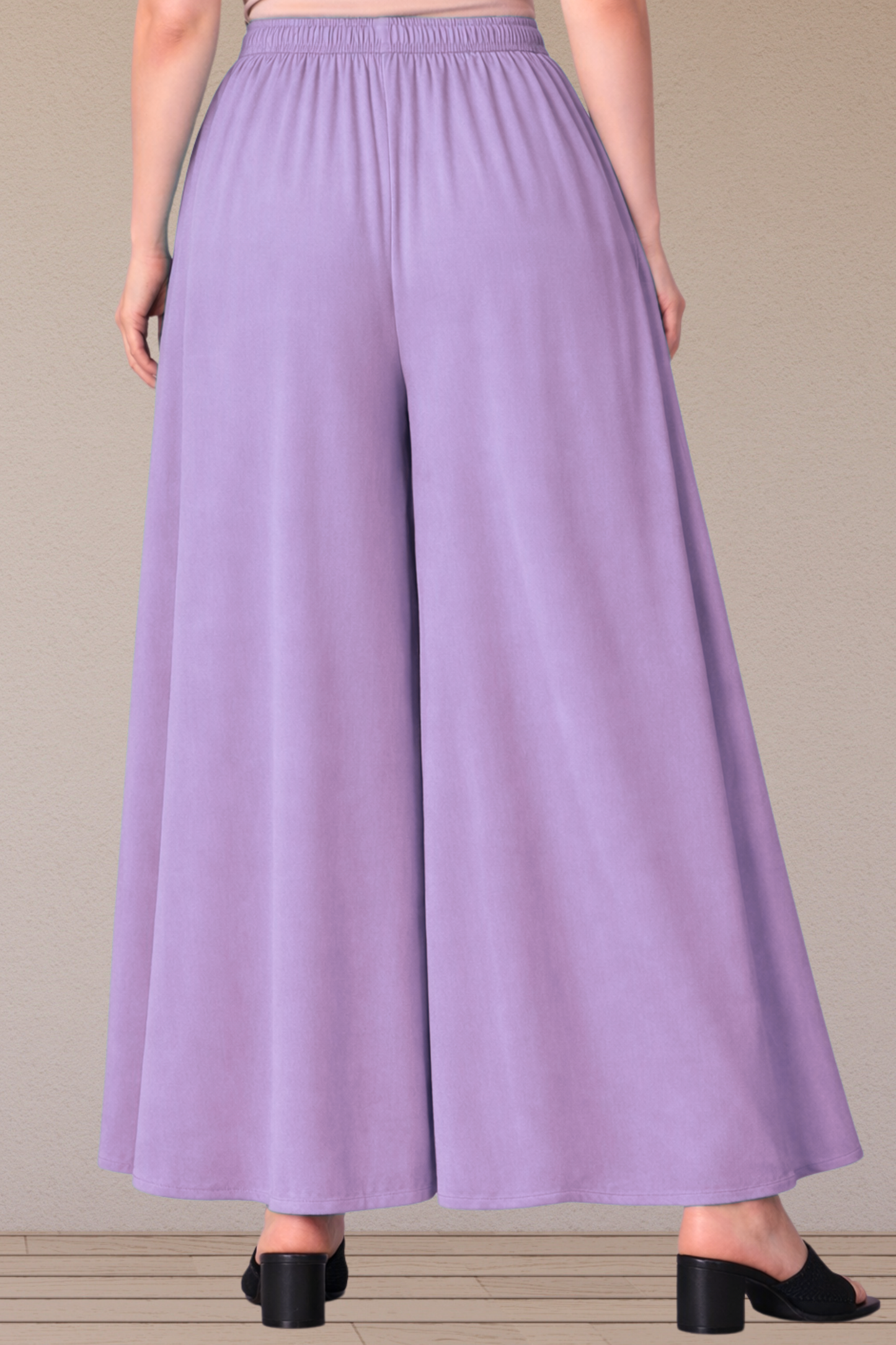 Lavender Rayon Skirt Palazzo