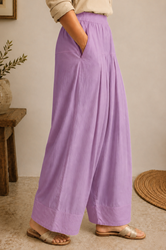 Lavender Rayon Farshi Salwar