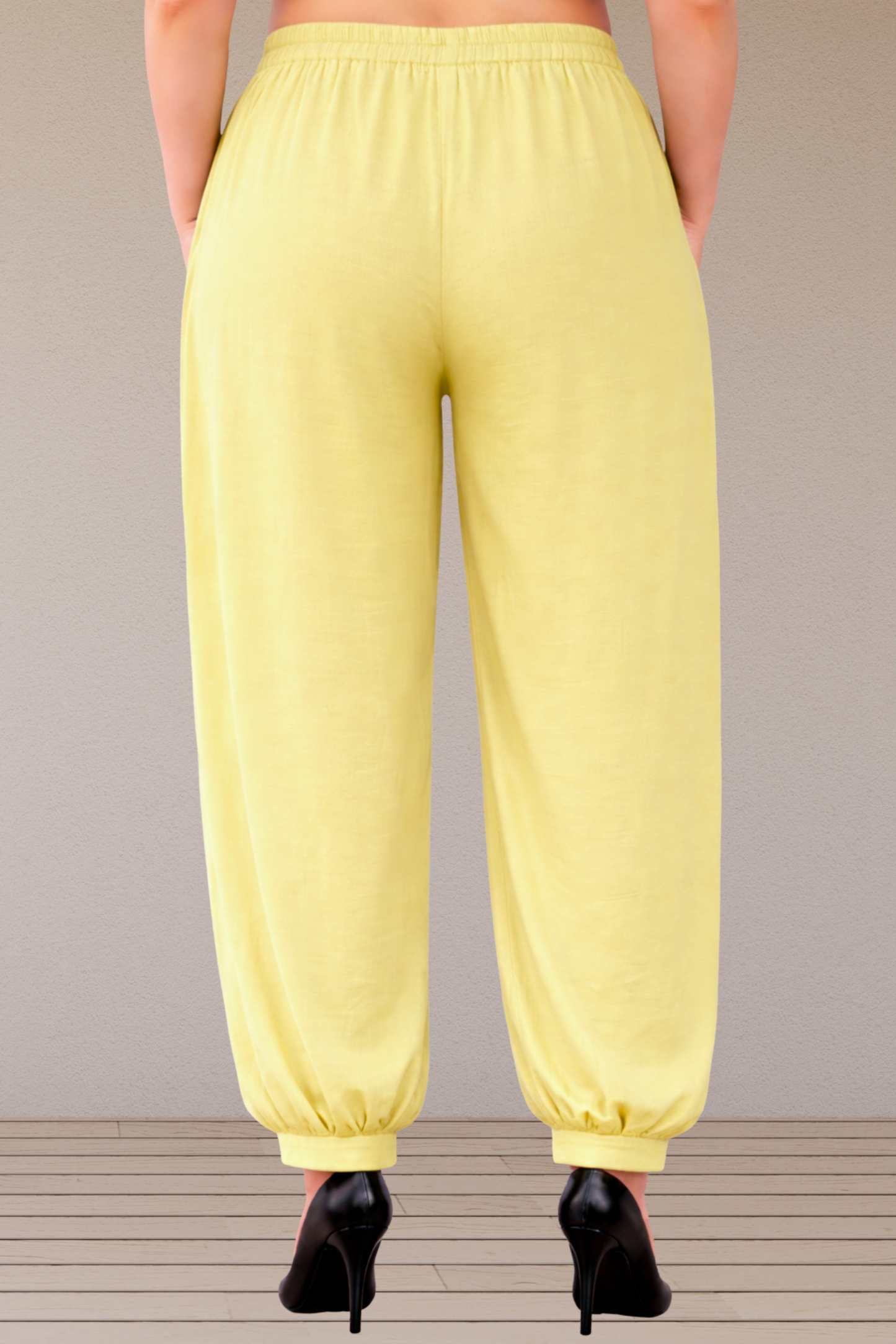 Lemon Rayon Afghani Pants