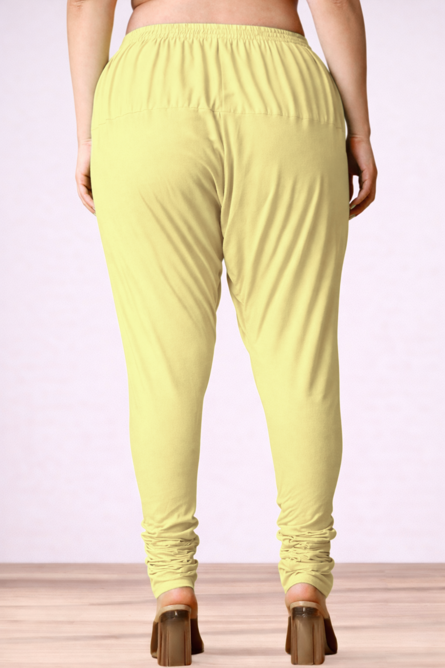 Lemon Rayon Churidar Pants