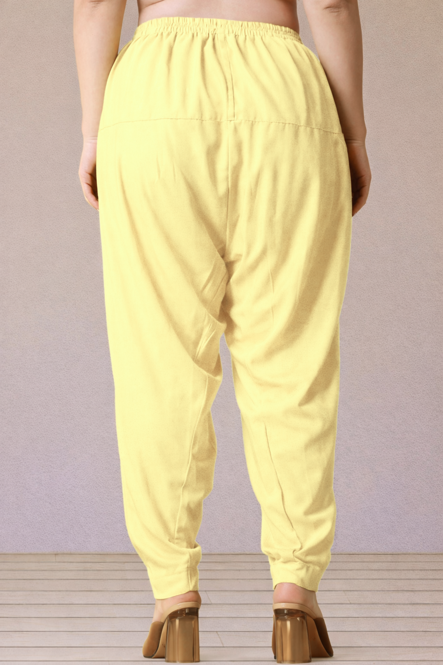 Lemon Straight Rayon Salwar Pants