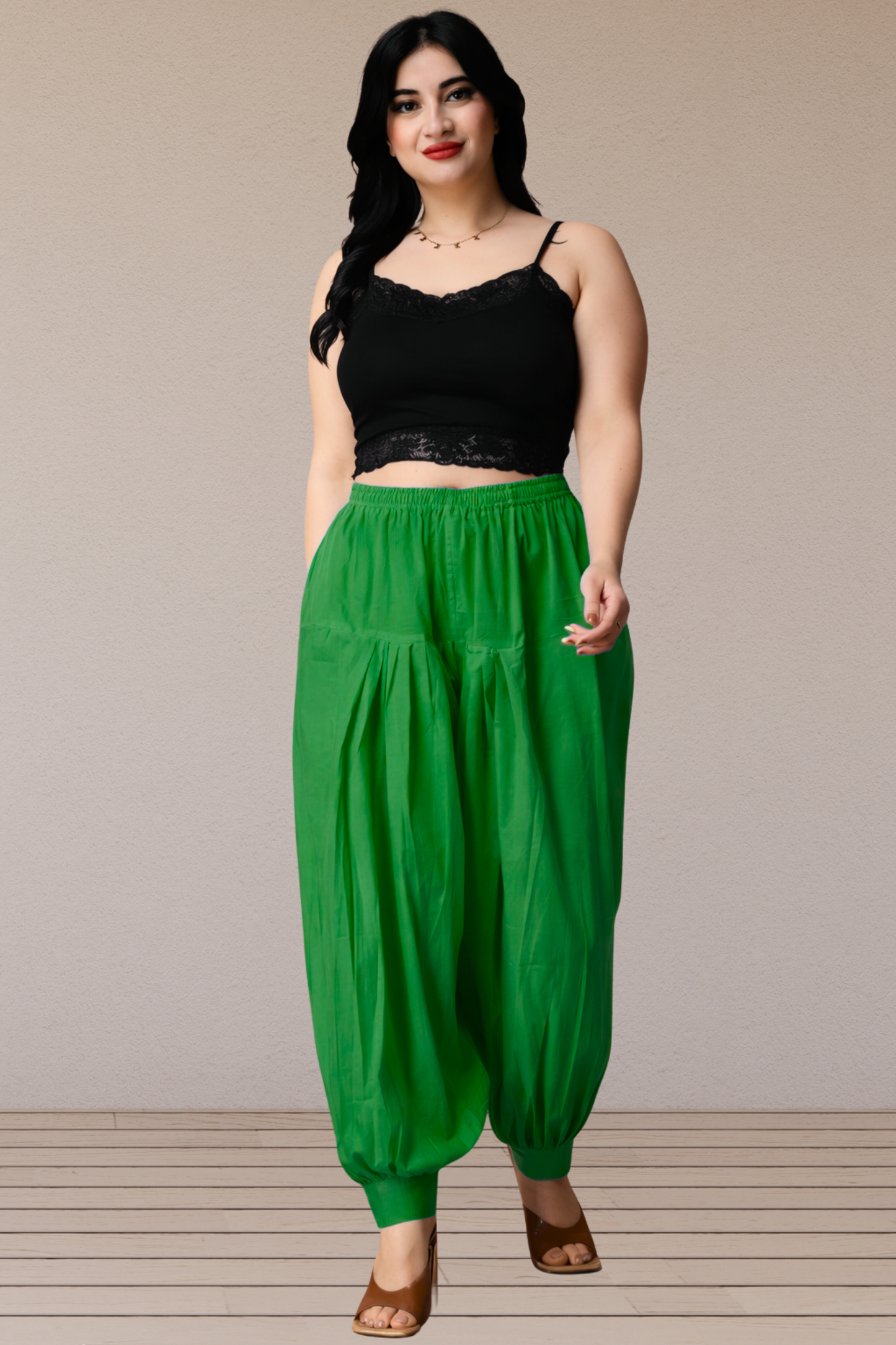 Light Green Cotton Afghani Salwar