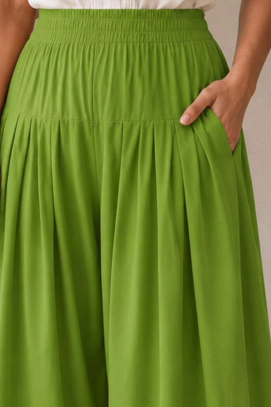 Light Green Rayon Farshi Salwar