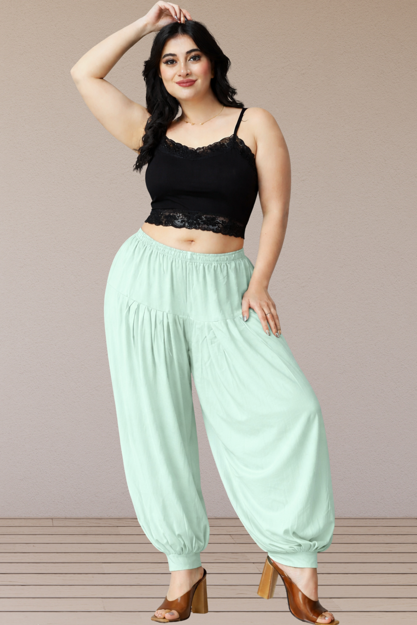 Light Mint Rayon Afghani Salwar