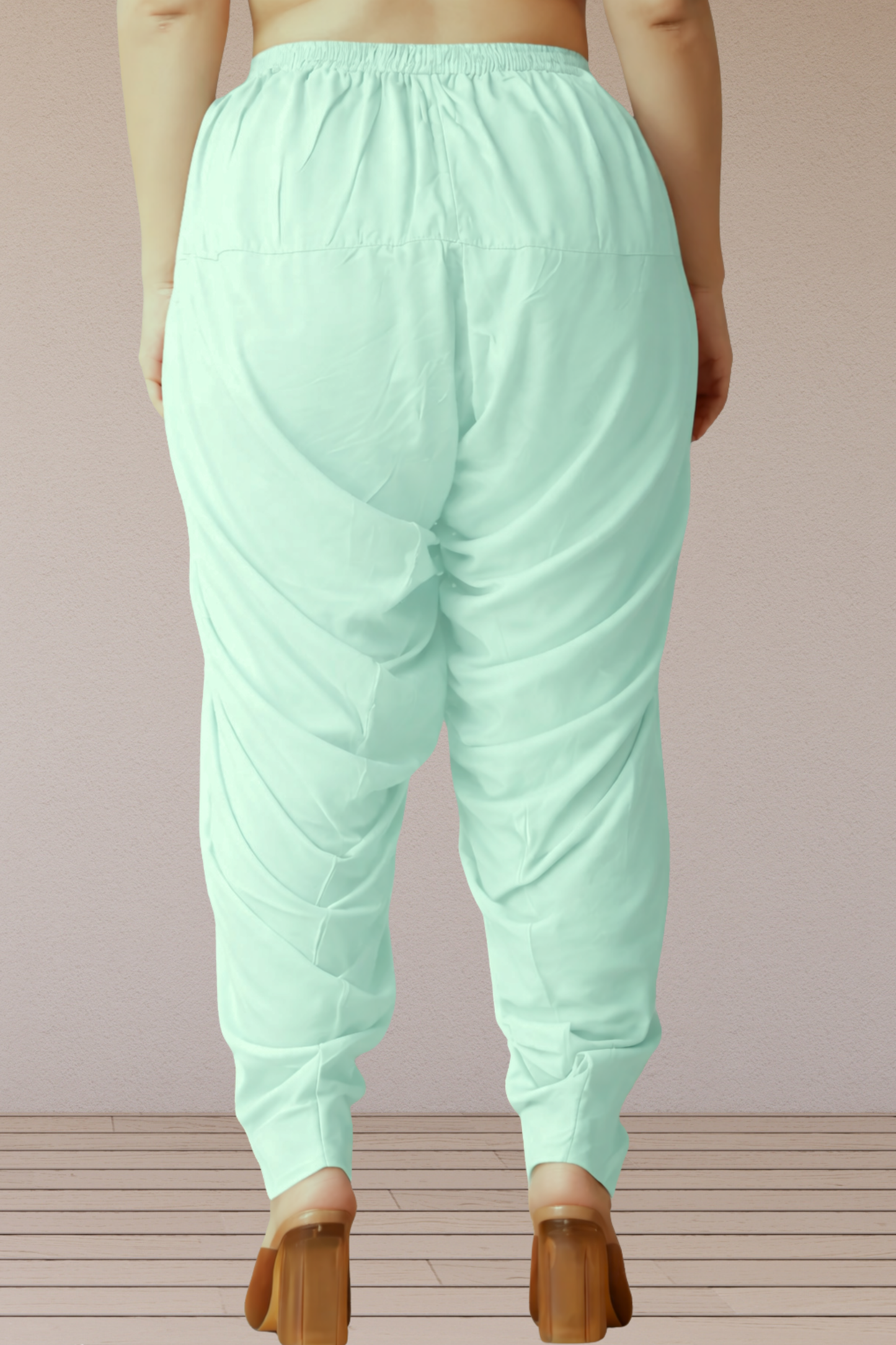 Light Mint Rayon Patiala Salwar