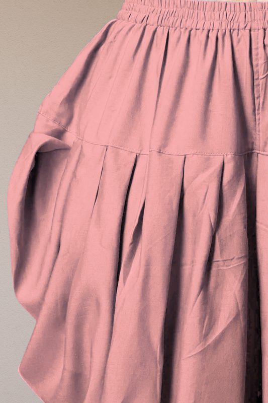 Light Onion Belted Dhoti Salwar